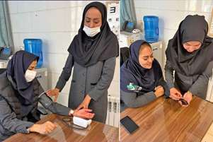 غربالگری همکاران به مناسبت هفته سلامت زنان