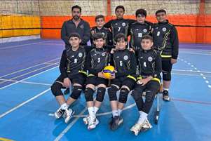 کسب مقام قهرمانی مسابقات والیبال ناحیه